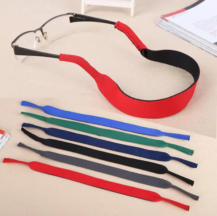 500pcs/lot 6 Colors Glasses Neoprene Neck Strap Retainer Cord/Chain/Lanyard String for Sunglasses Eyeglasses