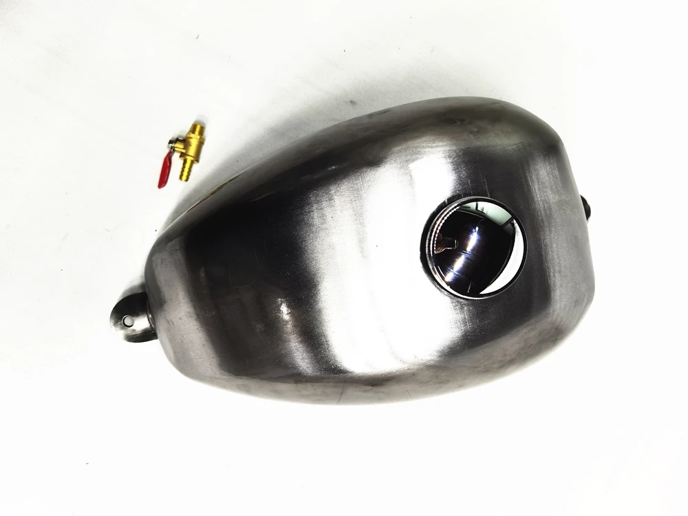 6L/7L/8L Universal Petrol Gas Fuel Tank For Harley Motorcycle Modified 4CM 8CM 12CM Mid Waist Handmade Motorbike Elding Oil Can