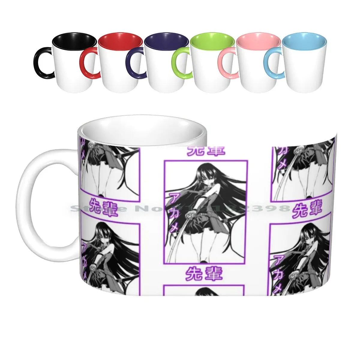 Akame Ceramic Mugs Coffee Cups Milk Tea Mug Akame Ga Kill Akame Ga Kill Akame Akame Anime Anime Rubster21 Manga Manga Creative