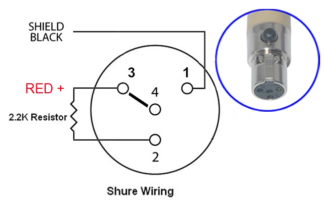 XLR-TA4F 4 PIN MINI XLR MICROFONO A CONDENSATORE A XLR/XLR MASCHIO 48 V PHANTOM ADATTATORE di alimentazione ADATTATORE per Microfono