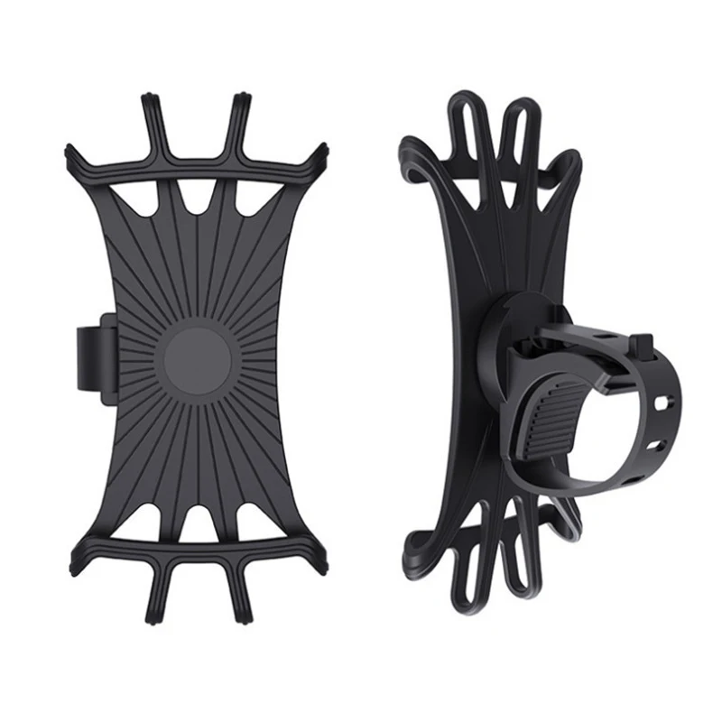 Supporto per telefono cellulare girevole in Silicone per bici da bicicletta supporto per telefono per moto per iPhone 11 12 supporto per supporto per bici antiscivolo Samsung