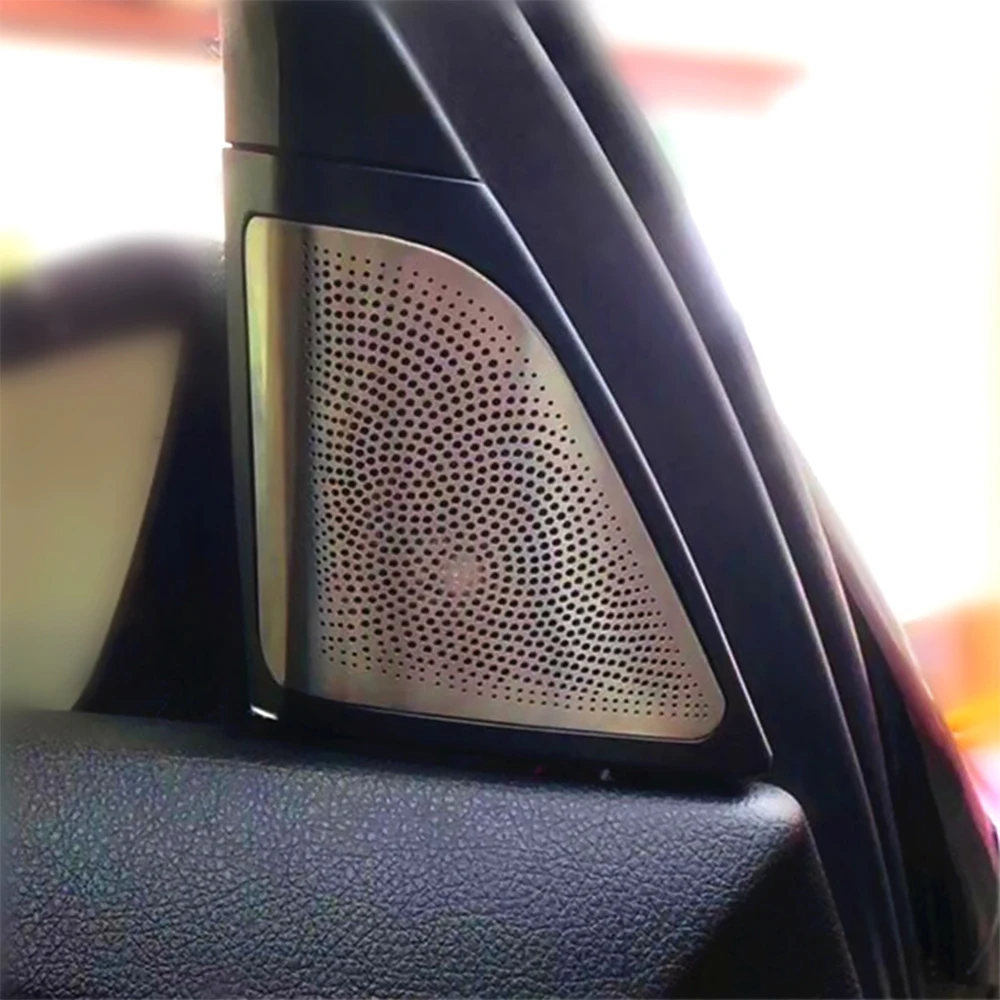 Car Tweeter Covers For Bmw F10 F11 Auto Led Lighting Glow Speakers Audio Trumpet Head Treble Loudspeaker Cover Trim Speaker Case