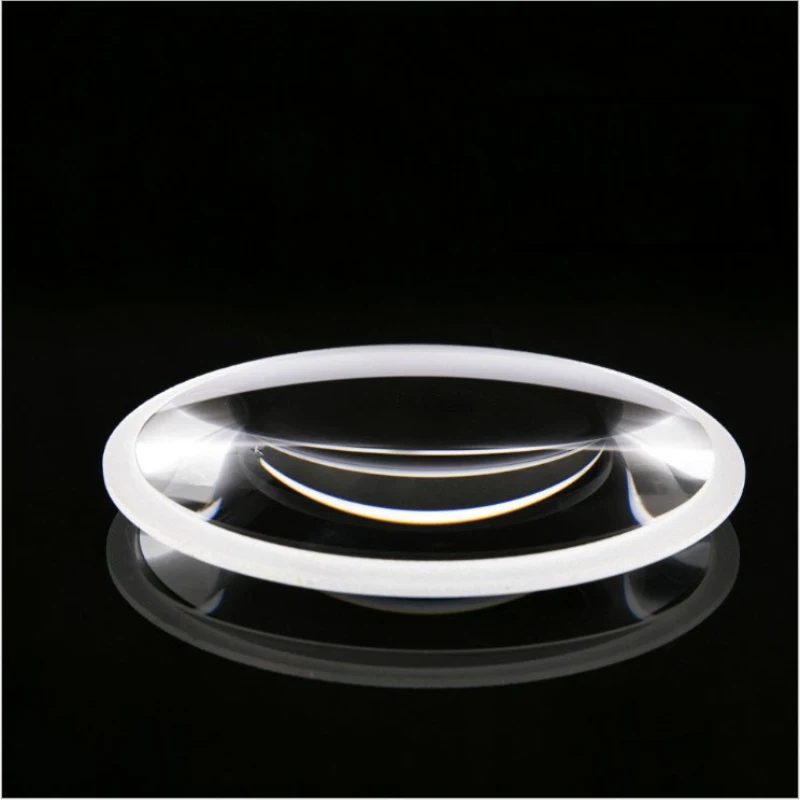 Vetro ottico Biconvex Lente di Grande Diametro 120 millimetri di Lunghezza Focale 132 millimetri Lente di Ingrandimento di Condensazione di Grandi Dimensioni Lente Convessa