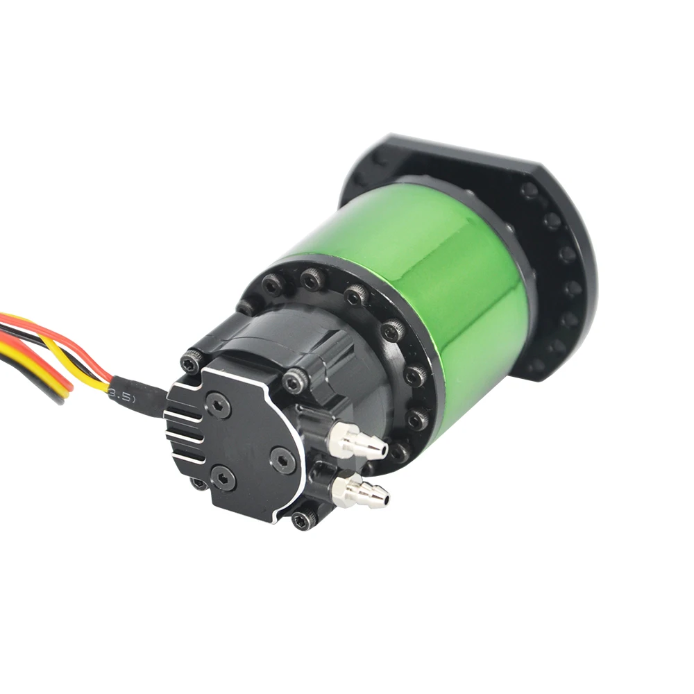 Motor rotativo sem escova para escavadeira rc, motor de simulação de grande torque 35a esc para carregador hidráulico rc tamiya, modelo de robô diy