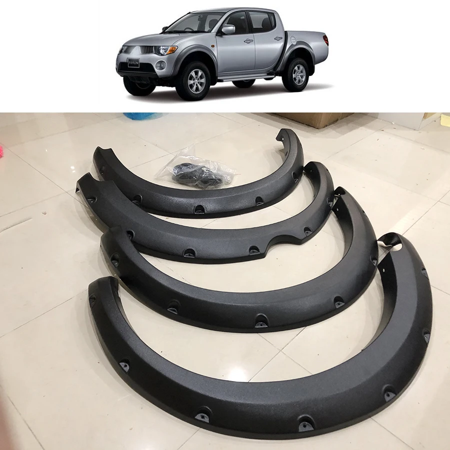 Car Accessories For Mitsubishi Triton 2006-2014 OEM design Fender Flare For Mitsubishi L200 Car Styling ABS Mudguard