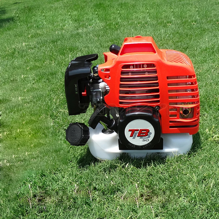 TB50 Gasoline Engine Powered Motor 52CC single-cylinder, air-cooled 2 stroke Brush Cutter Lawn Weeding Boat Hook Engine Motor