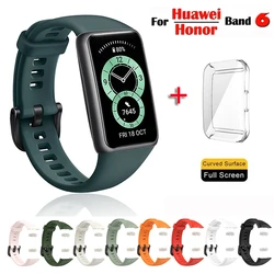 Correa de silicona para Huawei Band 6/6 Pro, repuesto de correa de reloj para Honor Band 6