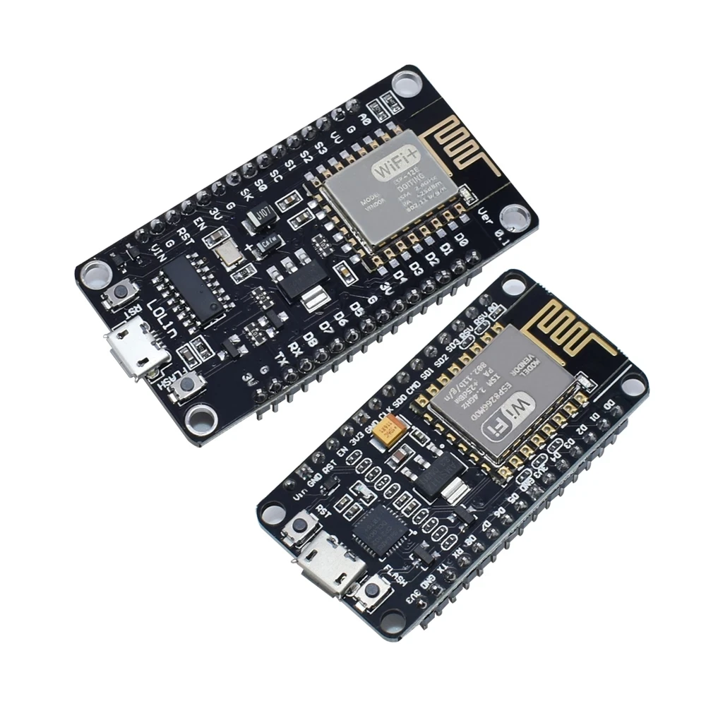 Módulo sem fio V3 NodeMcu, Lua WiFi, Internet das Coisas Board Based, ESP8266, ESP-12E, Arduino Compatível, CH340, CP2102, 4M