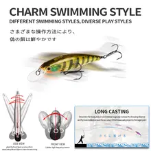 Squad Minnow tungsten crankbait lures #4
