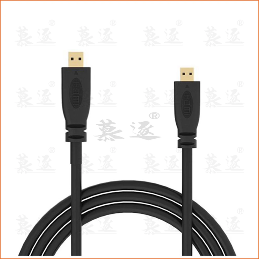 30cm D type micro HD-compatible male to male short cable  100CM