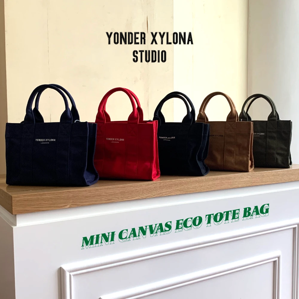 Casual Mini Canvas Tote Bag Eco Bag Handbag New Trend Crossbody Bag with Shoulder Strap Designer Brand Fashion Cute Children