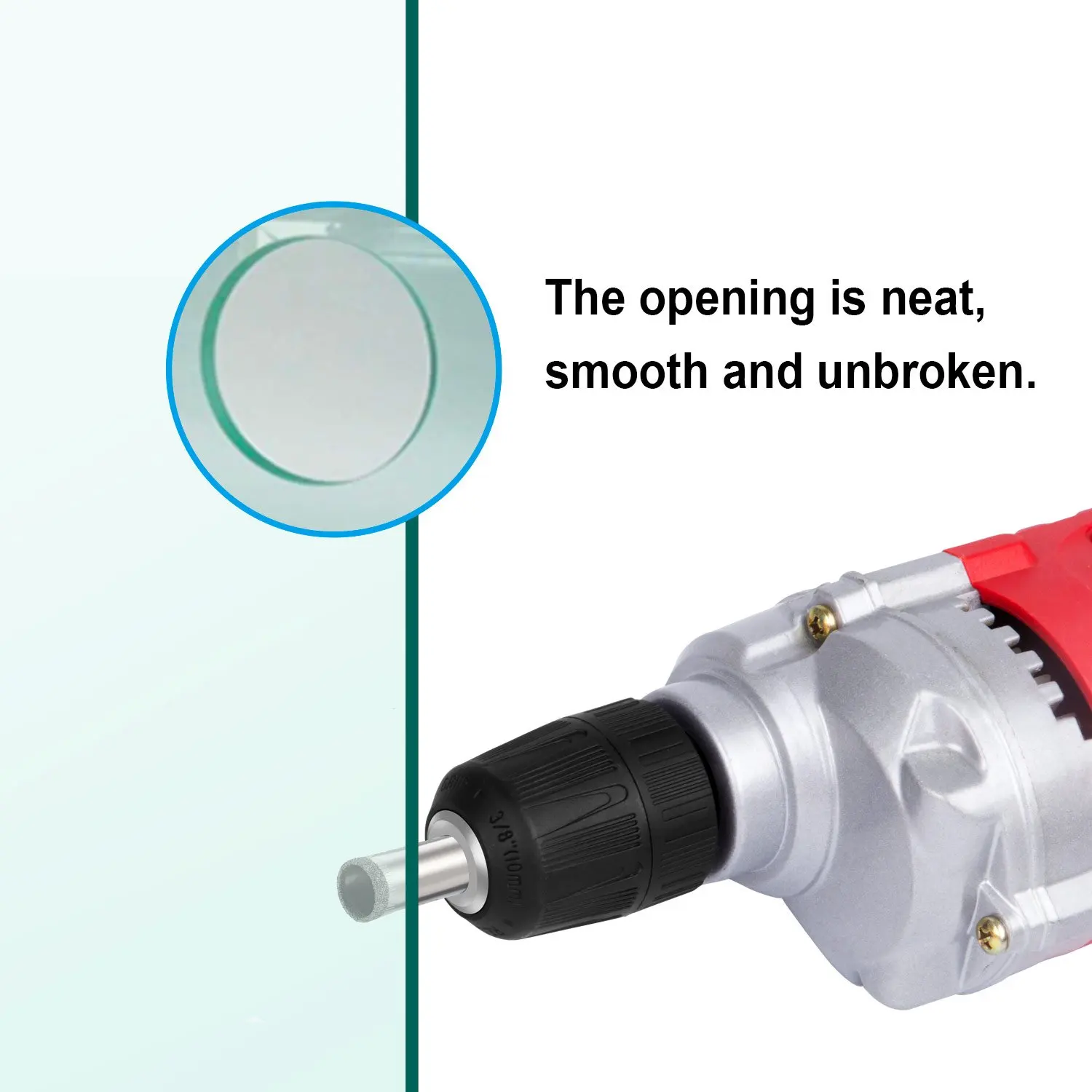 6-50Mm Kim Cương Khoan 15 Cái Lỗ Cưa Bộ Cho Kính Gốm Sứ Ngói Đá Cẩm Thạch Đá Hoa Cương Rỗng lấy Lõi Tẩy Dụng Cụ