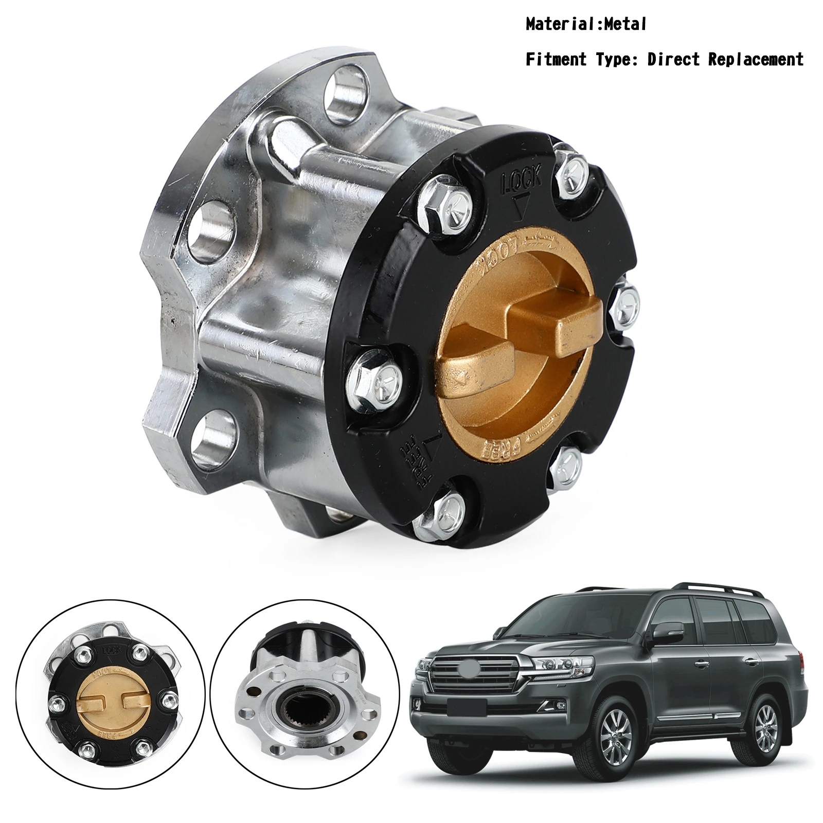 Artudatech Free Wheel Hub 43530-60130 For Toyota Landcruiser 75 76 78 79 105 Series Car Accessories