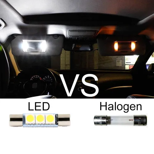 Imagen 2 del producto 4 Uds 29mm 31MM 6614F 6641 6614 F30-WHP TS-14V1CP Interior LED bombillas parasol para coche espejo de vanidad de luces de bombillas