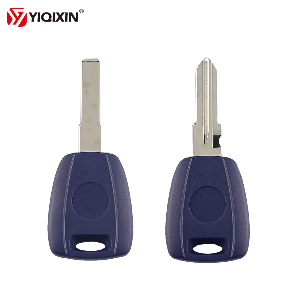 

YIQIXIN For Fiat 500 Ducato Stilo Punto Seicento Scudo Panda Bravo Doblo Grande Daily Car Key Shell Case Blade Transponder Chip