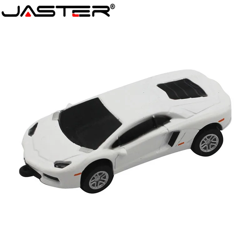 JASTER Metal sports cars usb 2.0 flash drive racing car pendrive 4GB 8GB 16GB 32GB 64GB memory stick U disk Gifts for children