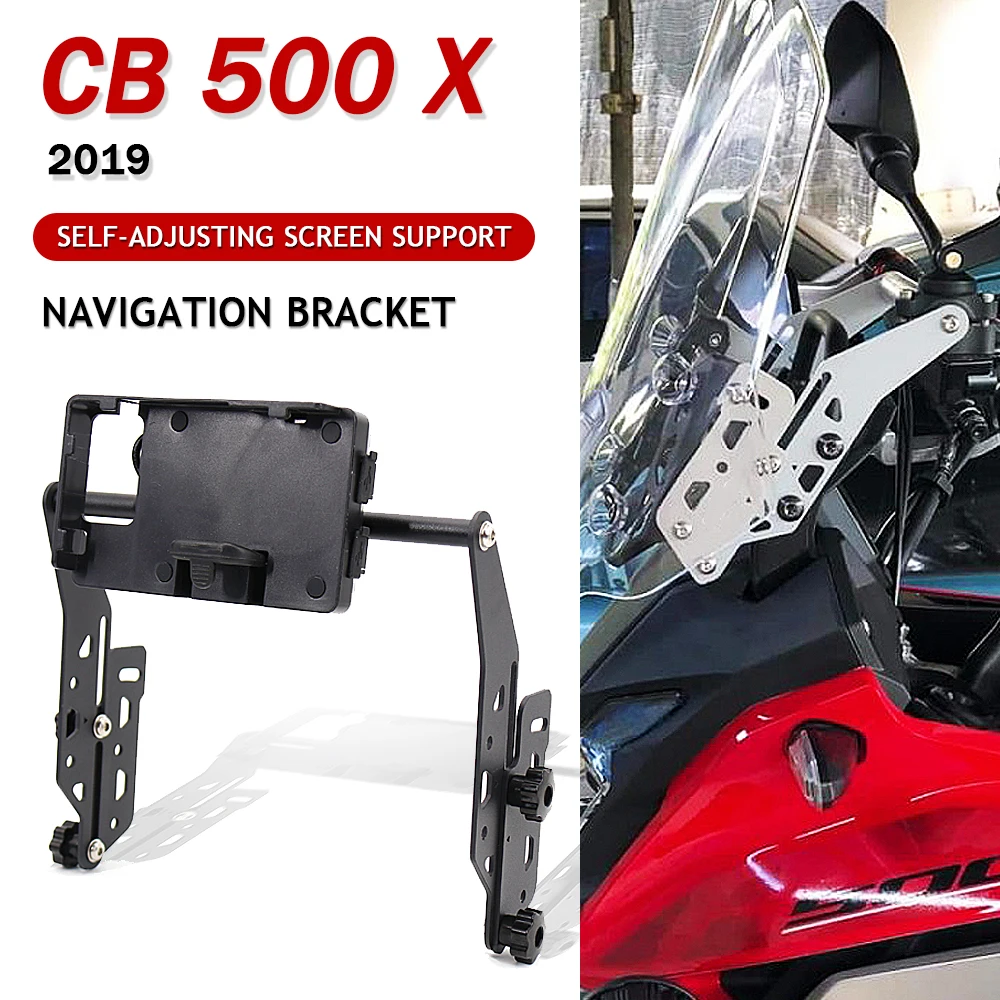 2016-2019 2018 New Stand Holder Phone Mobile Phone GPS Plate Bracket Auto adjust screen stand For Honda CB500X CB 500 X CB 500X