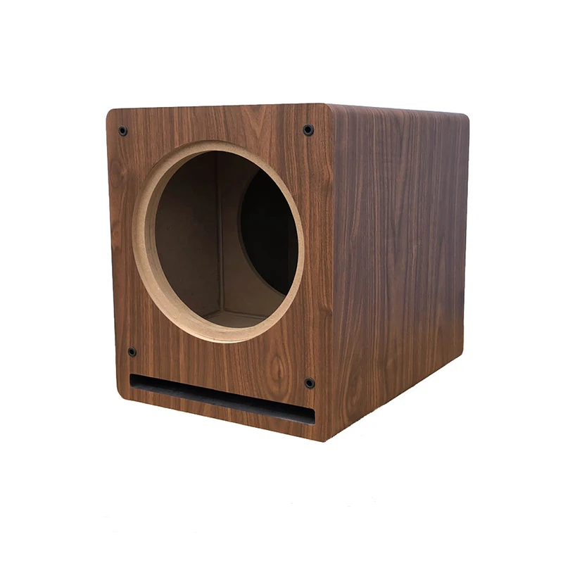 IWISTAO HIFI 12 Inch Subwoofer Empty Cabinet Passive Wooden Speaker Enclosure HDF Board DIY