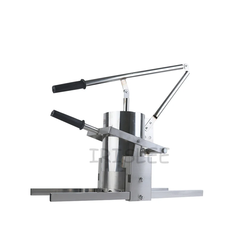 Home use small hand press meat ball maker/stainless steel manual stuffed fish meatball extruding forming machine