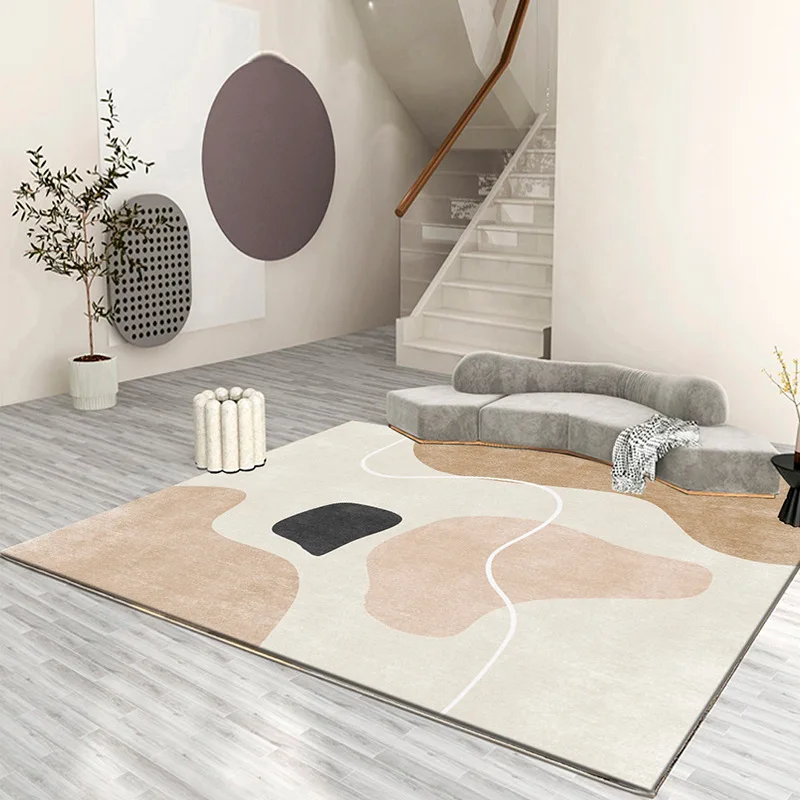 Soft Plush Carpet Living Room Nordic Minimalist Coffee Table Area Rug Modern Shaggy Carpet Bedroom Bedside Mat Study Room Rugs