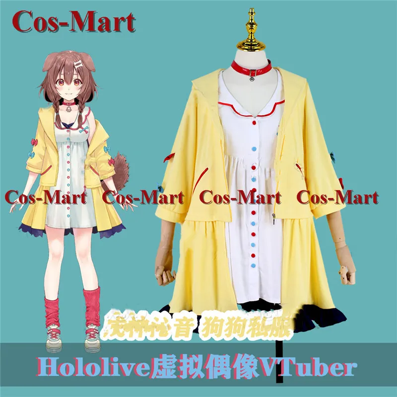 

Cos-Mart Anime Vtuber Hololive Inugami Korone Cosplay Costume Sweet Lovely Daily Wear Uniform Activity Party Role Play Clothing