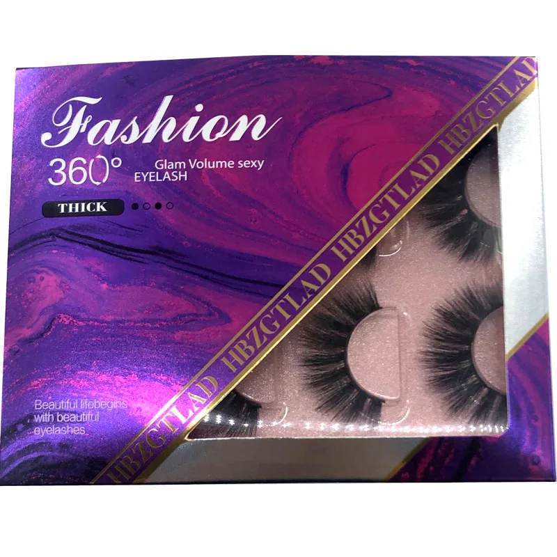 Neue 6 Paar 10–25 mm künstliche Wimpern, 100 % Nerzwimpern, Nerzwimpern, natürliche dramatische Volumenwimpernverlängerung, falsche Wimpern – Detail 12