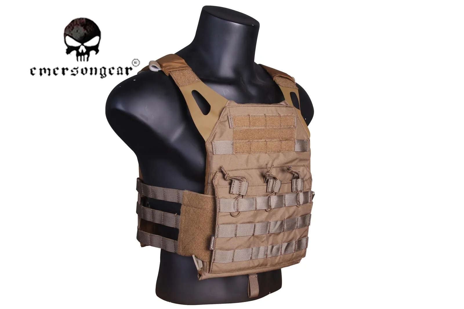 Emersongear-JPC Tactical Jumper Carrier Vest, Airsoft Combat Vest, Coyote Brown EM7344