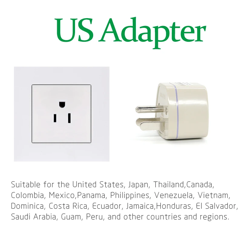 1PC Universal Changeover plug UK US AU to EU AC Power Socket Plug Multi-function Travel Charger Adapter Converter Outlet Adaptor