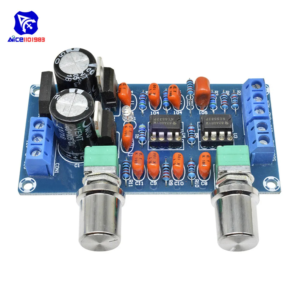 NEW NE5532 Low Pass Filter Board Subwoofer Volume Control Board Amplifier Module 9-15V