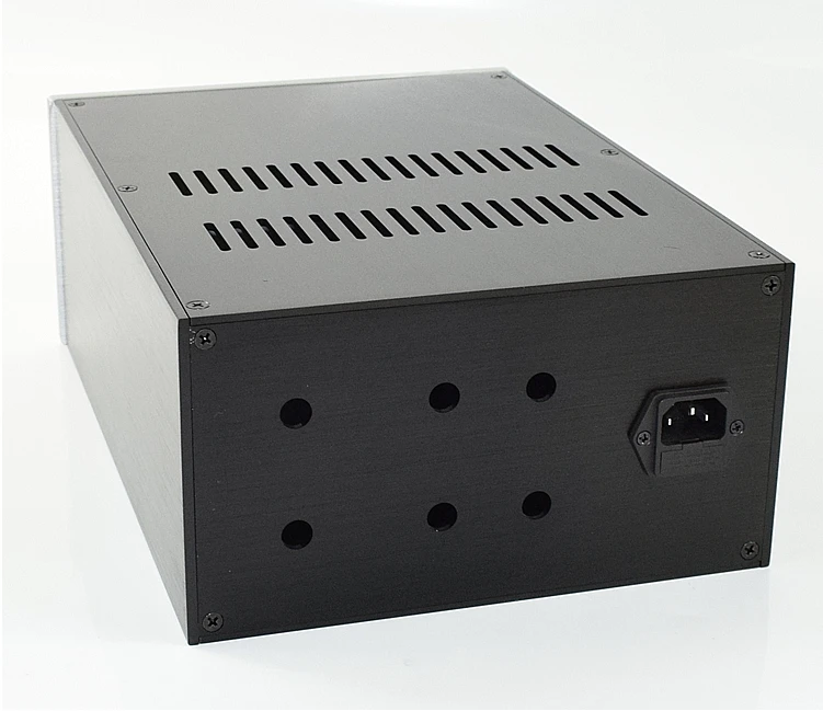 WA124 fai da te tutto in lega di alluminio shell pure rear stage chassis 300*220*120MM preamp/power/decodifica box case