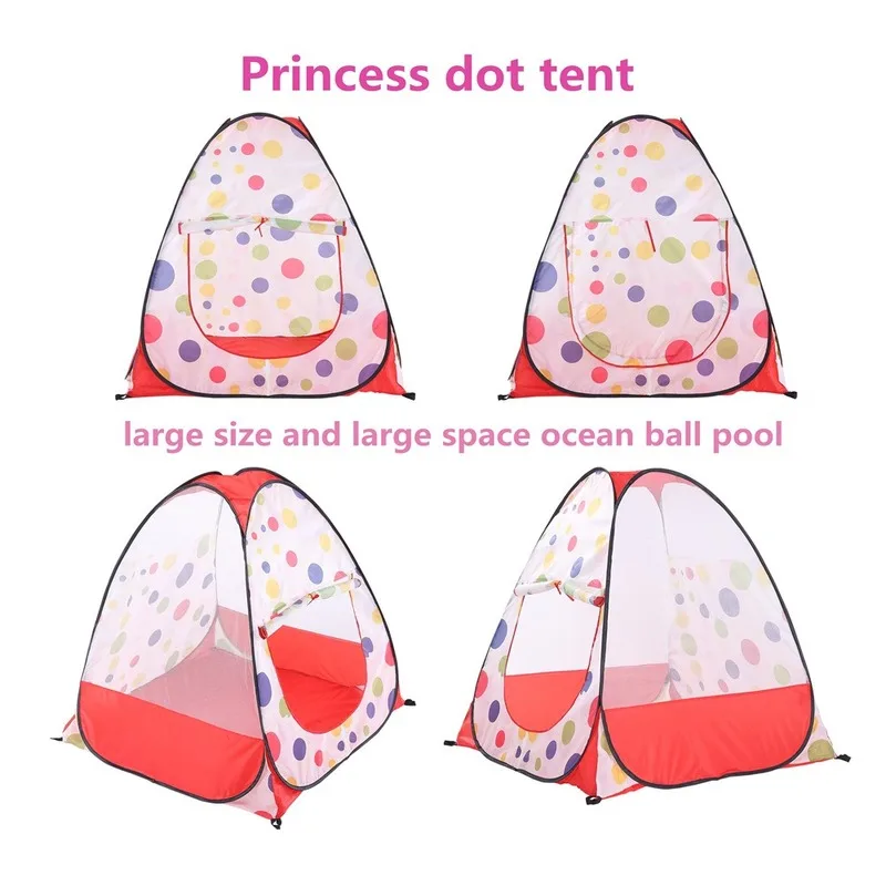 1.1M Portable Children's Tent Folding Play House Kids Tents Baby Play House Room Decor Camping game for kids