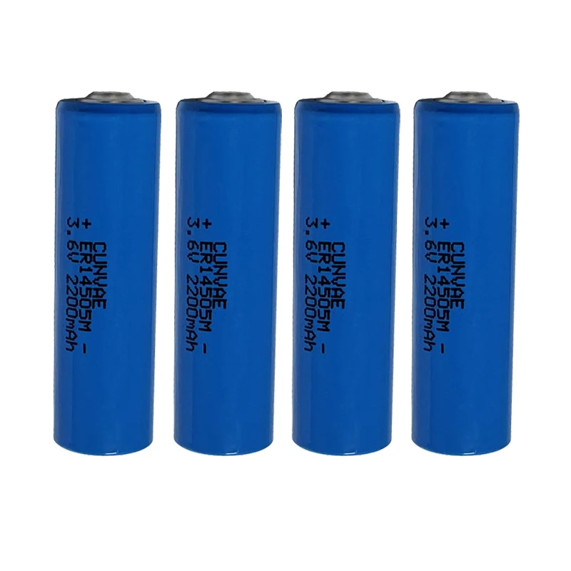 4 шт. ER14505M ER14505 14505 аккумулятор AA 3,6 V 2200mAh литиевая батарея, патрулирующие стержни, литиевые батареи для инструмент ПЛК