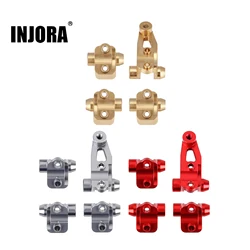 INJORA alluminio ottone Set di montaggio dell'asse collegamenti di sospensione supporto per 1/10 RC Crawler Car TRX-4 TRX-6 8227 parti di aggiornamento