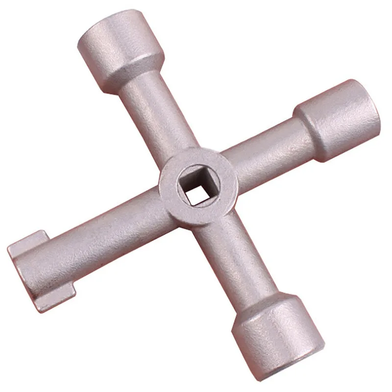 Stainless Steel Triangle/Square Universal Cross Triangle Key for Train Electrical Elevator Cabinet Valve Opening