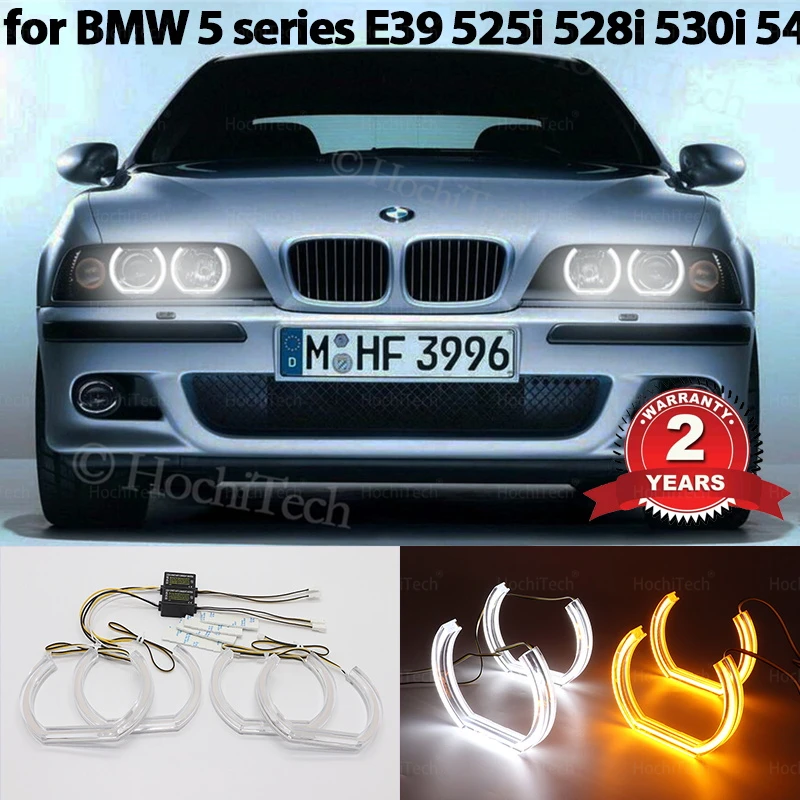 

Day light Cut Style DTM U Shape Light DTM Style Halo ring Crystal Angel eyes for BMW 5 series E39 525i 528i 530i 540i 1997-2003