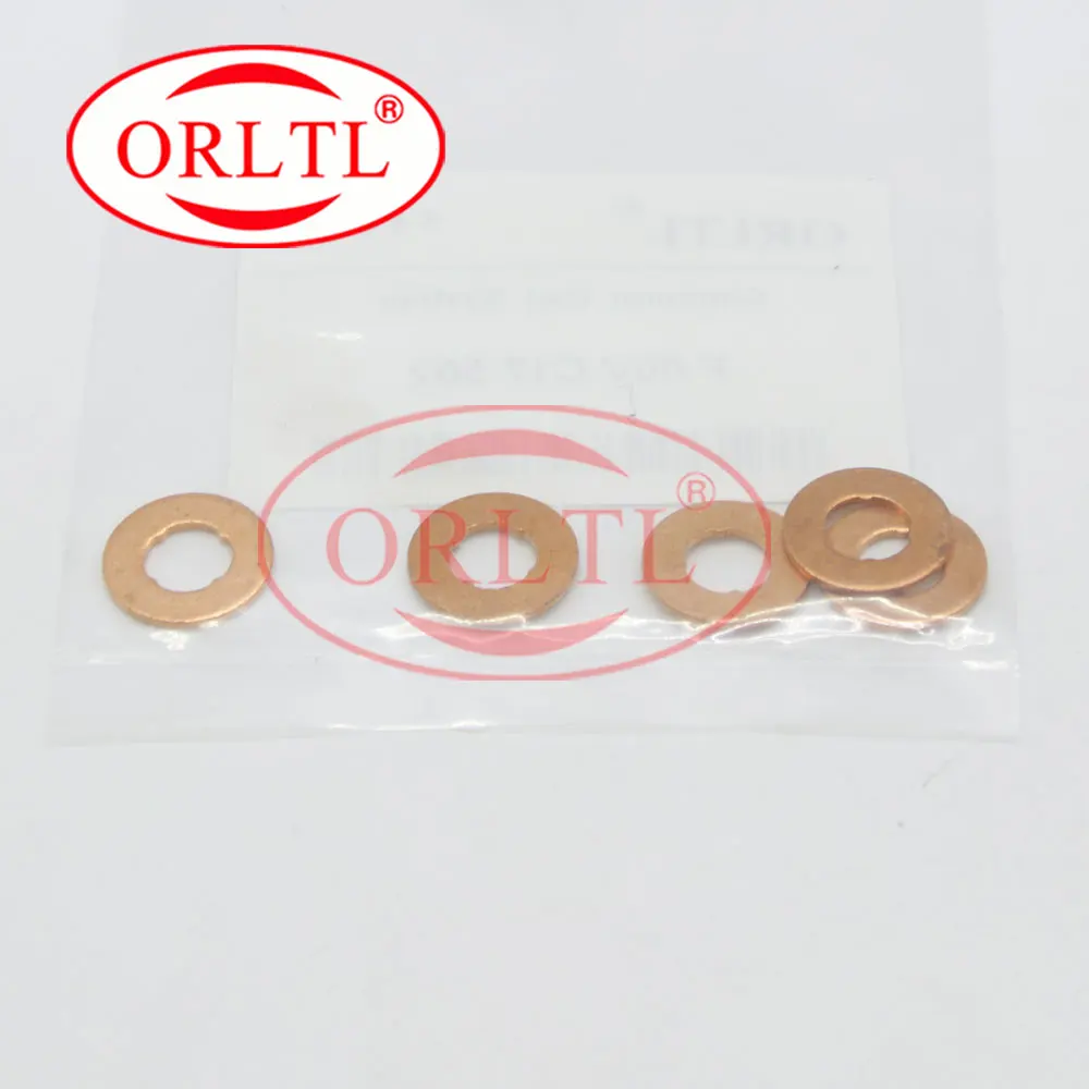 1.5mm  Copper Washers Shims F00VC17502 F00VC17503 Thickness  Common Rail Injector 30 Pcs / Lot for Bosch