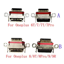 USB充電ポート充電器コネクタプラグ,2個,oneplus 8 pro,8t,8pro,9,9r,one plus 1 8, 1 8t,1 7 1 + 9,6 t,7t,7proタイプc c.