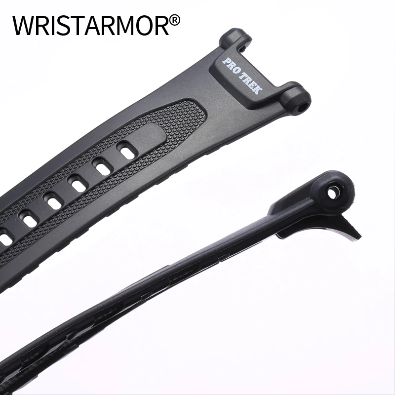 Watch Accessories Resin Strap Suitable for Casio PRG-240 PRG-40 Men Outdoor Sports Waterproof Pin Buckle Watch Band