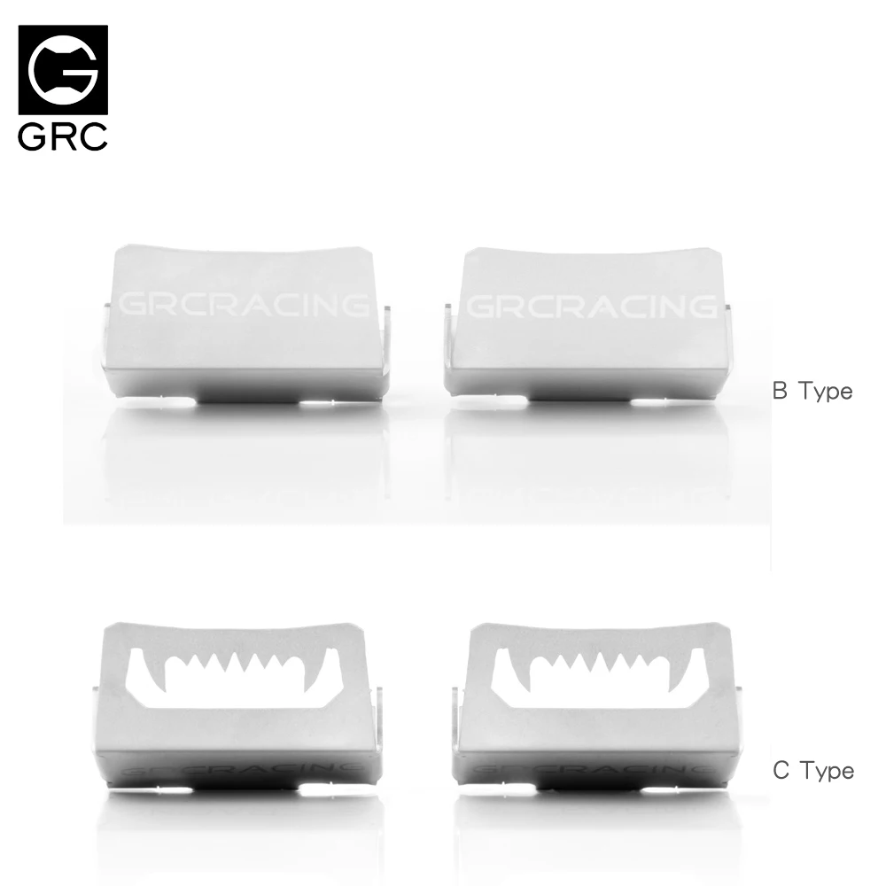 Grc As Bescherming Roestvrij Stalen Plaat/Armor Voor 1/10 Traxxas TRX-4 As Upgrade Deel Accessoires # GAX0106B GAX0106C