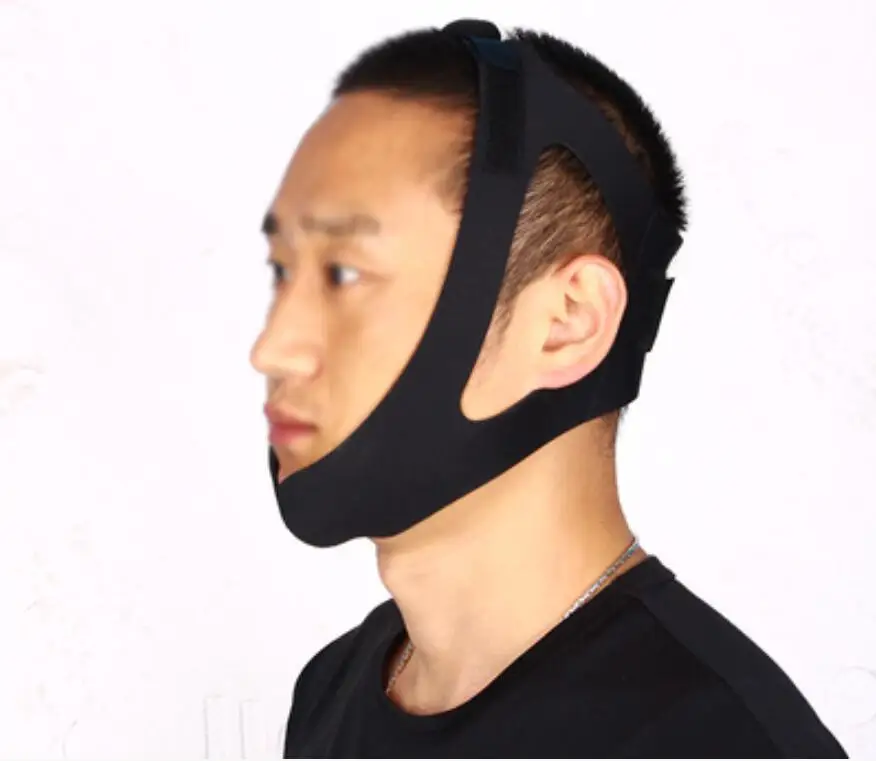 2 PCs  skin-friendly, breathable jaw in  prevents snoring from snoring and snoring