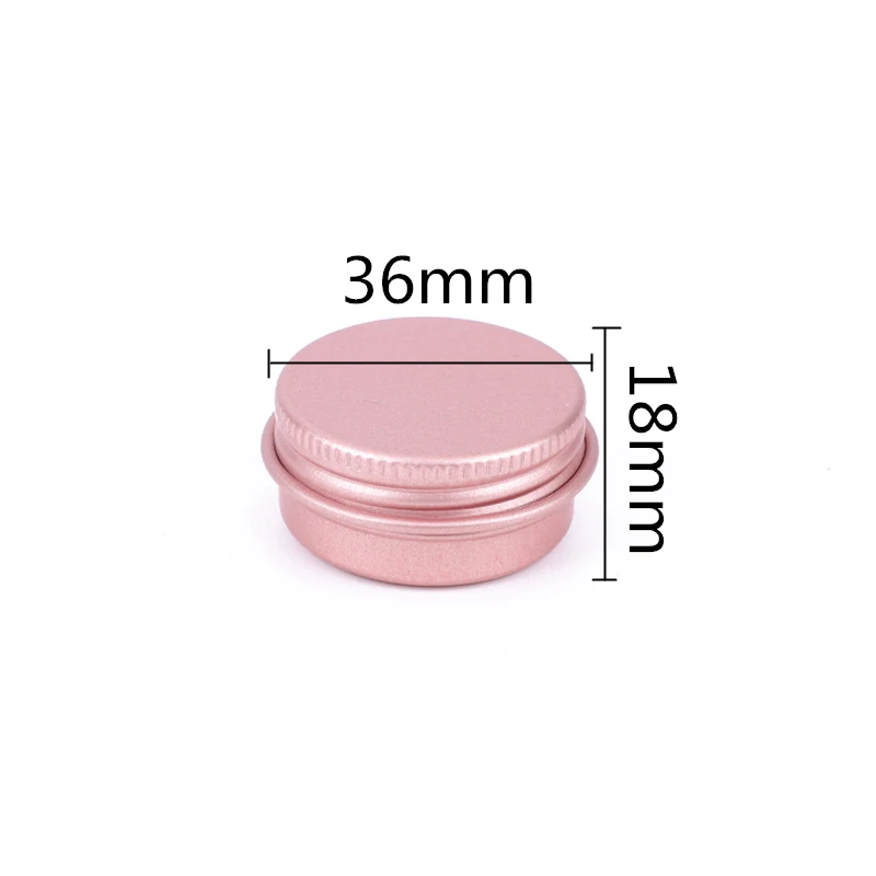 10g Rose Gold Travel Portable Metal Mini Flower Tea Makeup Lotion Packaging Sealed Cans Empty Wedding Favor Boxes 50pcs