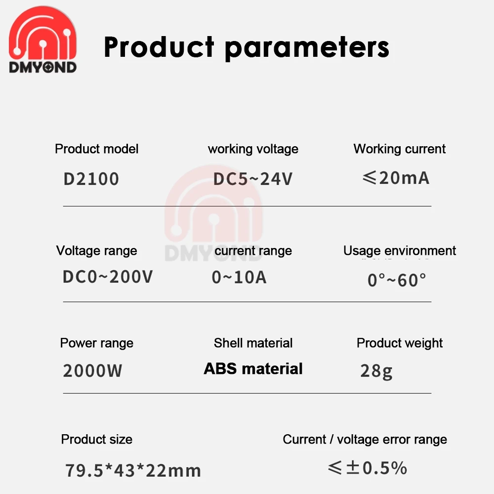 Fai da te DC200V 10A voltmetro digitale amperometro wattmetro Amp Volt tensione corrente misuratore di potenza misuratore Tester pannello Display