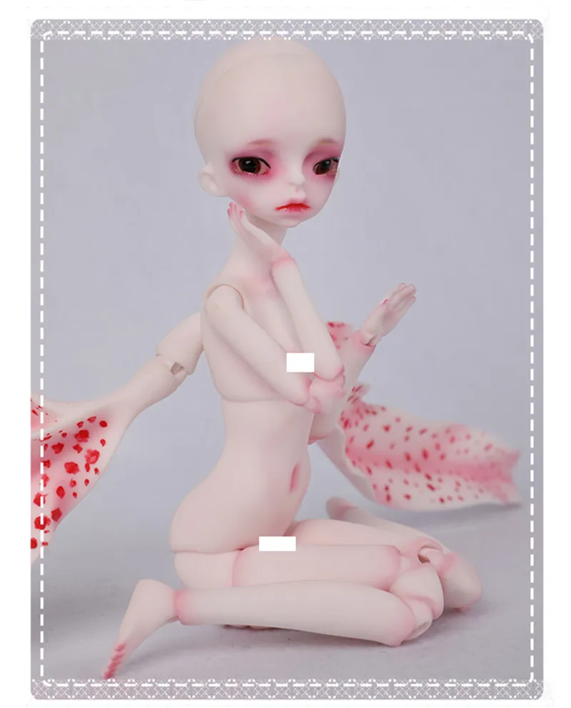 BJD doll is suitable for 1/8 size Iris limited small pet joint doll resin material doll accessories (give 6 small gifts)