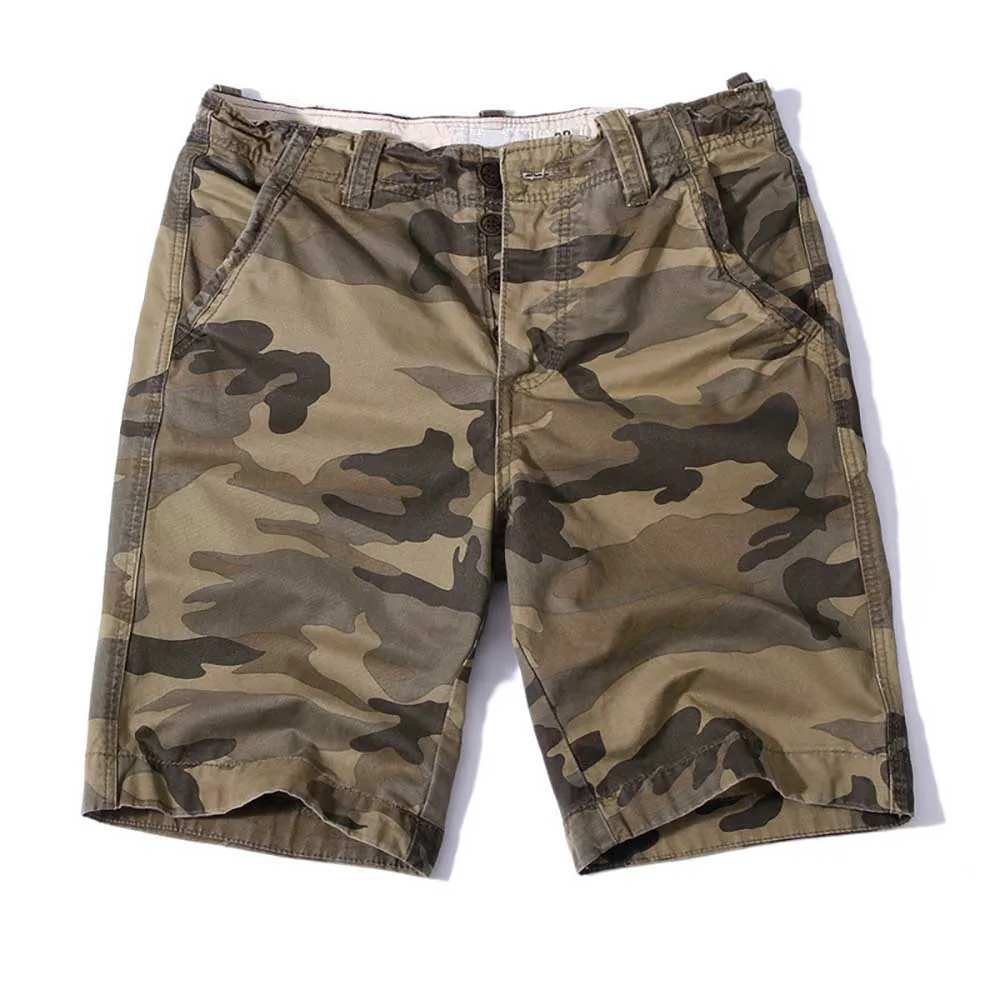 

Plus Size Cargo Shorts Men Casual Beachshorts Cotton Camouflage Military Army Style Shorts Loose Baggy Straight Shorts Clothing