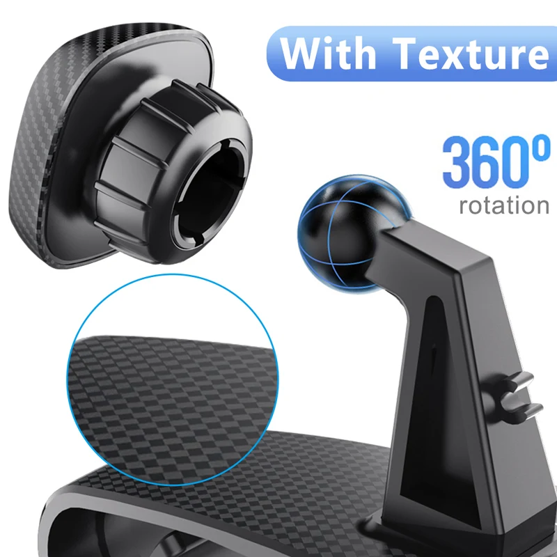 XMXCZKJ Magnetic Car Phone Holder Dashboard Mount Mobile Phone Holder Stand Smartphone GPS Support For iPhone Pro Huawei Samsung