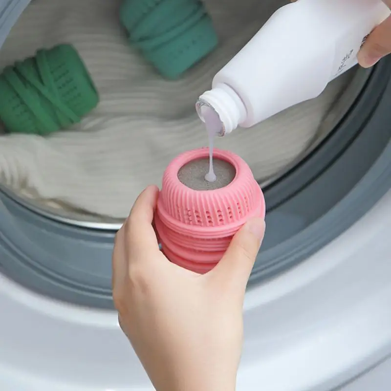 Laundry Balls Hair Removal Ball Washing Machine Filters Anti-knotting Strong Decontamination Household Cleaning Accessories