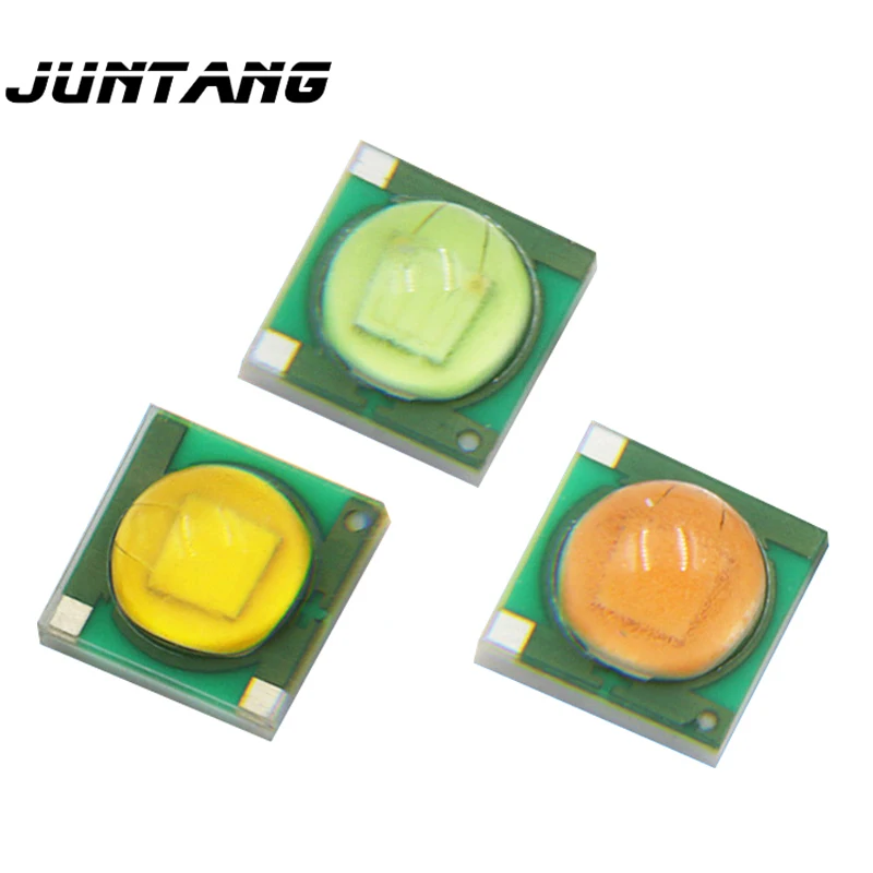 Linterna LED de alta potencia Cree XPE 3535, 3W, cuentas de lámpara, luz blanca cálida, luz dorada, sustrato de aluminio, 5 uds.