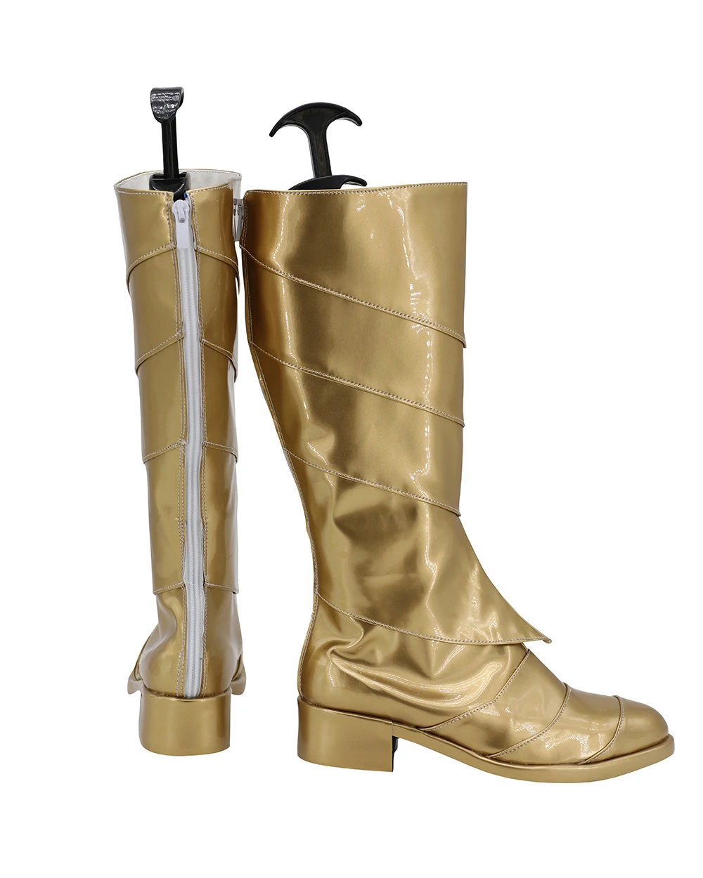 Fate Grand Order Oda Nobunaga Cosplay Boots Golden Shoes Custom Made for Unisex Halloween Party Cosplay (4)