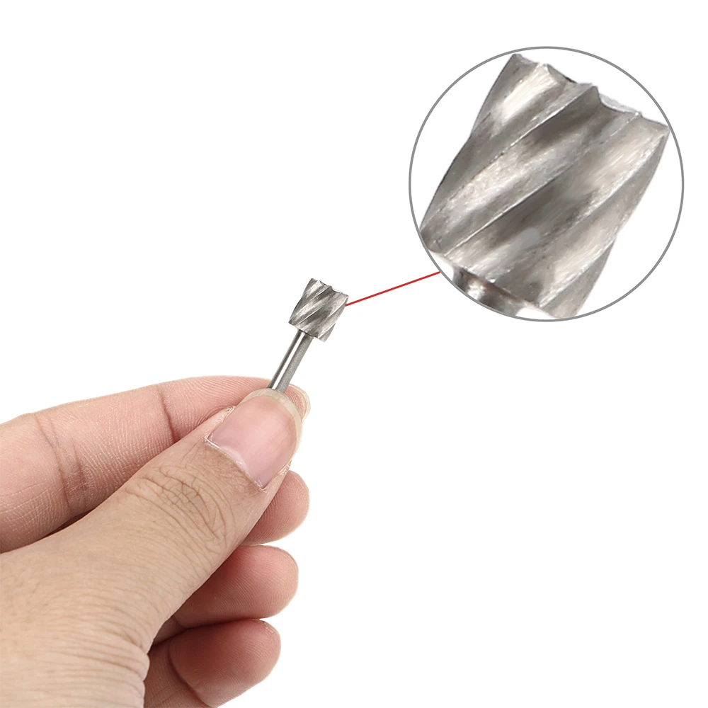 DIYWORK High Speed Steel Hand Tools Set 1/8" Shank Woodworking Carving Tool Drill Bit 10pc/Set