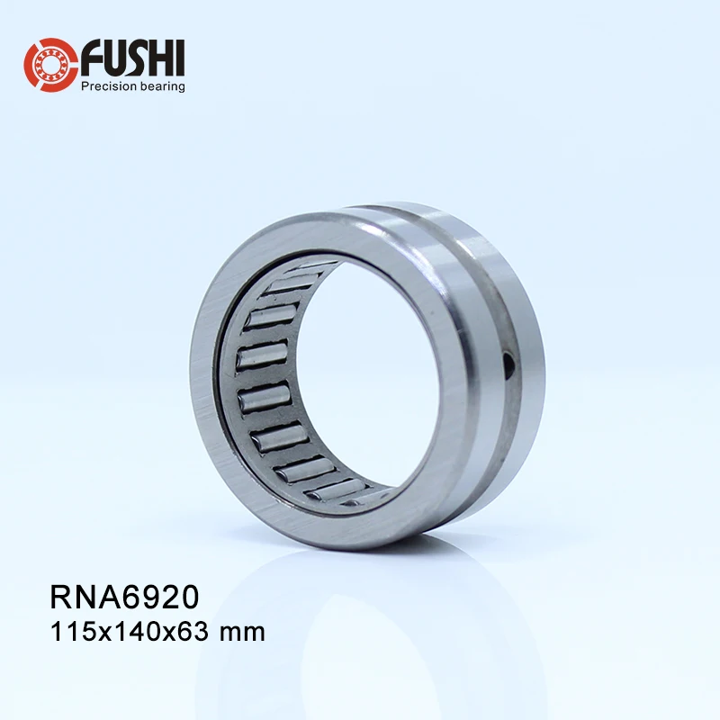 RNA6920 Bearing 115*140*63 mm ( 1 PC ) Solid Collar Needle Roller Bearings Without Inner Ring 6634920 6354920 Bearing